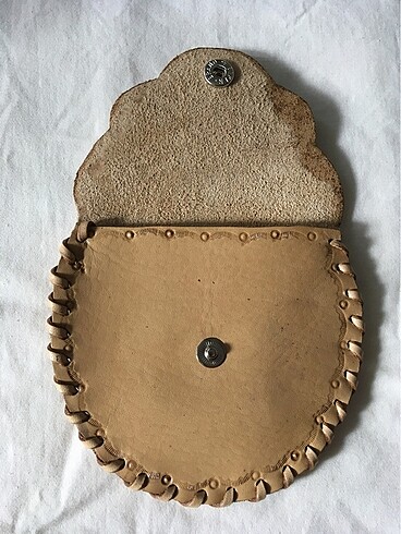 Bozuk para kesesi hakiki deri tamamı el işi sıfır ürün - Görsel 3