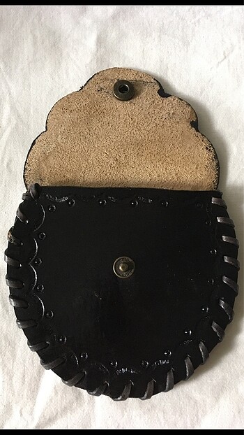 Bozuk para kesesi hakiki deri tamamı el işi sıfır ürün - Görsel 3