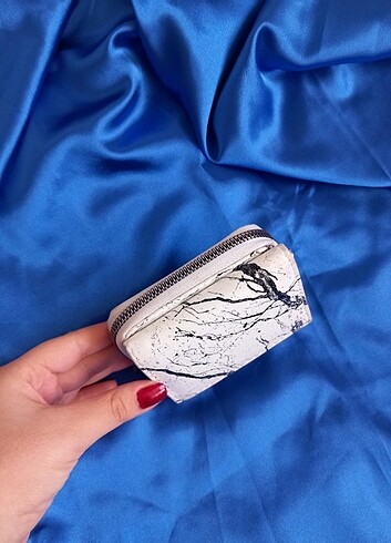 Mermer desenli cüzdan 