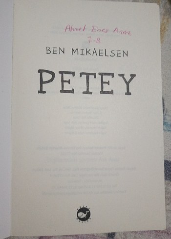  Petey - Ben Mikaelsen Gerçek Yaşam Öyküsü