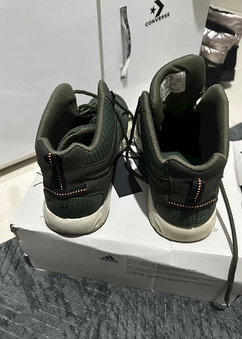 Yeşil Gri Yılan Desenli Bağcıklı Erkek Outdoor Ayakkabı - Görsel 2