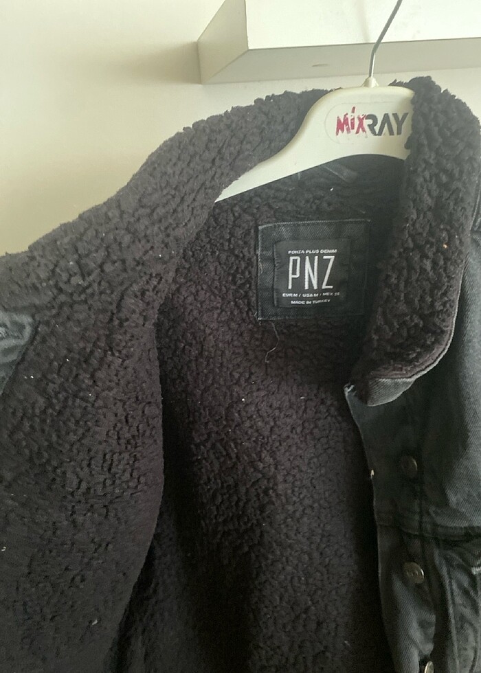 İçi peluş kot ceket - Görsel 2