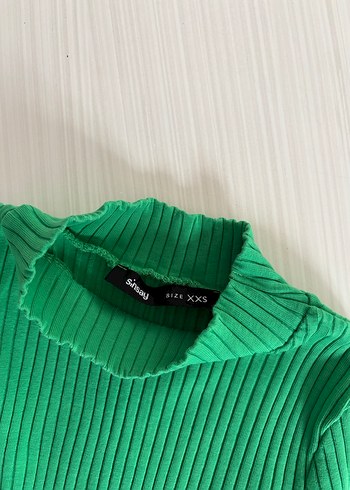 Yeşil Fitilli Kazak - Görsel 2