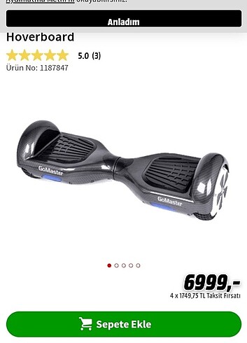 GOMASTER SBS-653 6.5 Carbon Scooter Hove