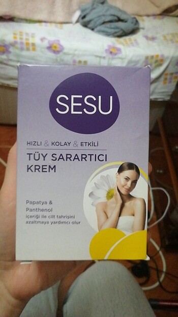 Tüy sarartıcı krem