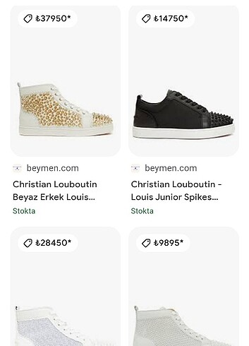 43 Beden Christian louboutin orjinal