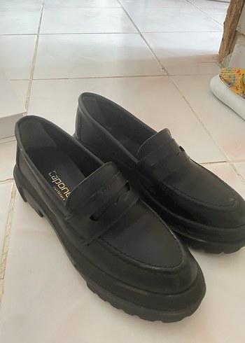 Diğer Siyah Platform Topuklu Kadın Loafer