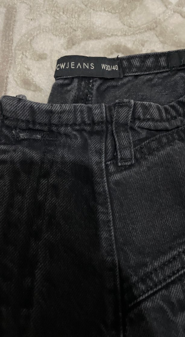 Siyah Kadın Kot Pantolon - Görsel 2