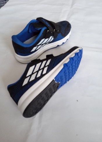 Diğer Çocuk Mavi Spor Ayakkabı Velcro Bantlı