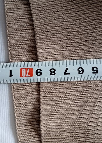 Bej V Yakalı Uzun Kollu  Kazak - Görsel 4