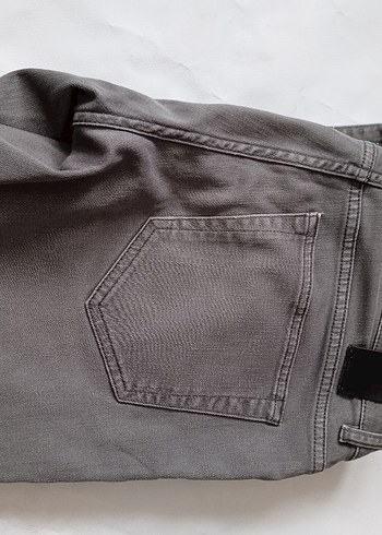 Gri Erkek Denim Pantolon - Görsel 6