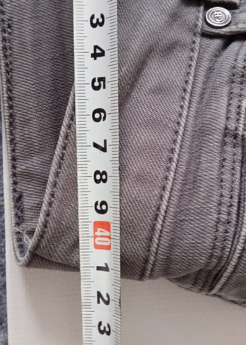 Gri Erkek Denim Pantolon - Görsel 4