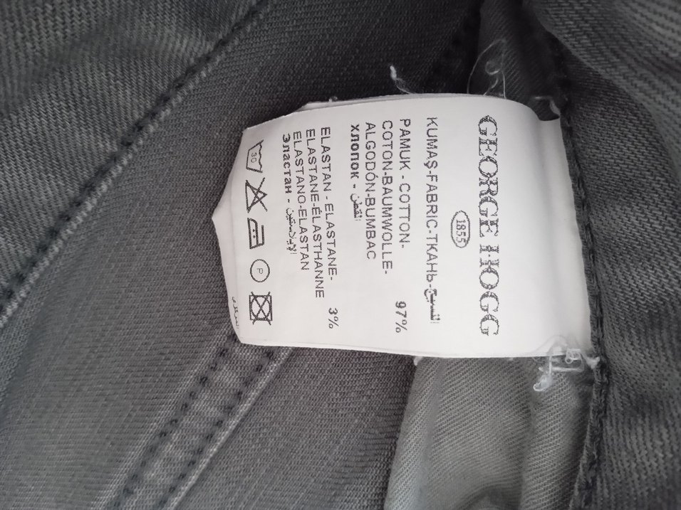 Gri Erkek Denim Pantolon - Görsel 2