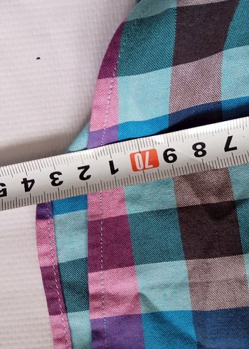 Düğmeli Çok Renkli Erkek Gömlek - Görsel 5