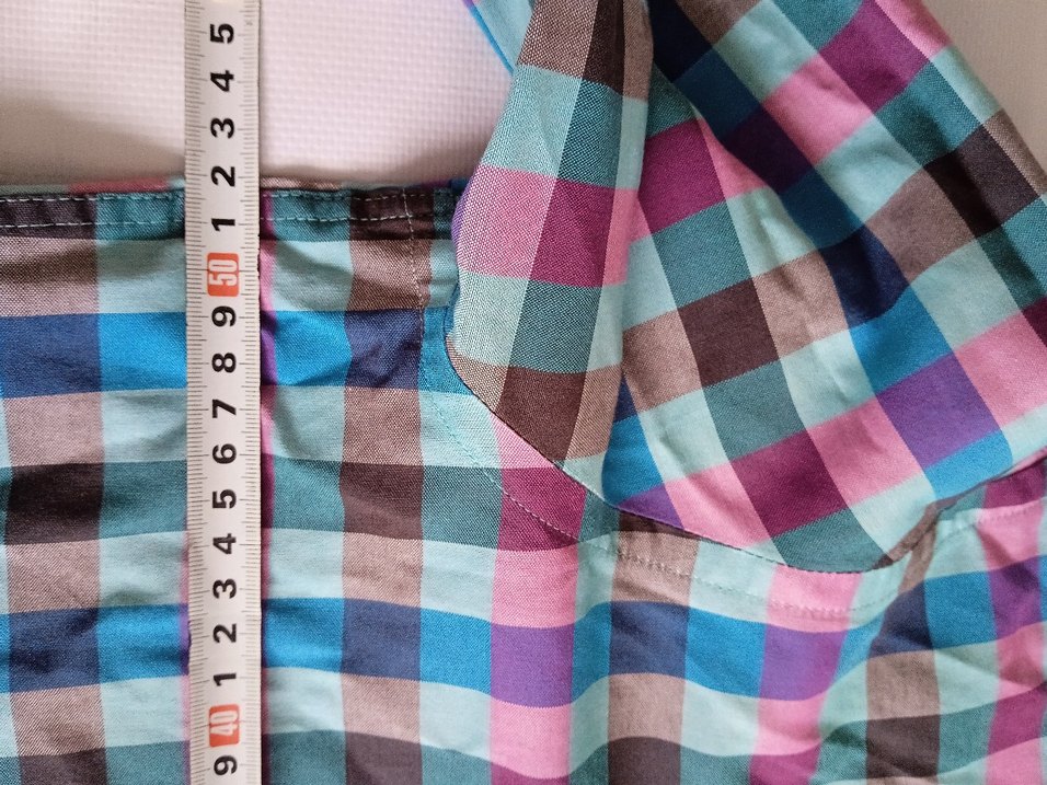 Düğmeli Çok Renkli Erkek Gömlek - Görsel 4