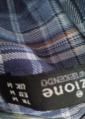 Erkek Mavi Kareli Uzun Kollu Gömlek - Görsel 6