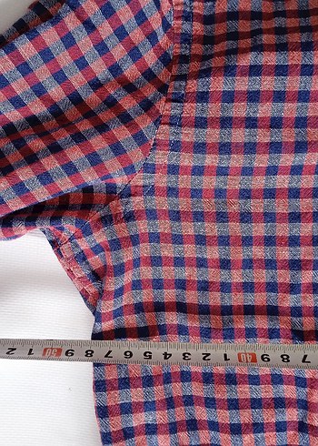 Bordo Pamuklu Erkek Gömlek Uzun Kollu - Görsel 7