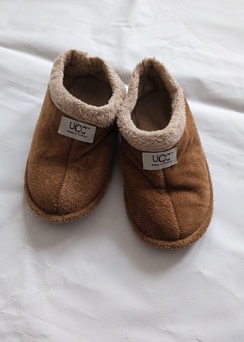 Erkek Çocuk Kahverengi Sıcak Ev Terliği - Görsel 5