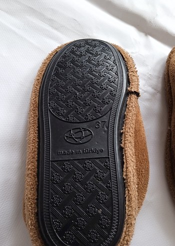 Erkek Çocuk Kahverengi Sıcak Ev Terliği - Görsel 4