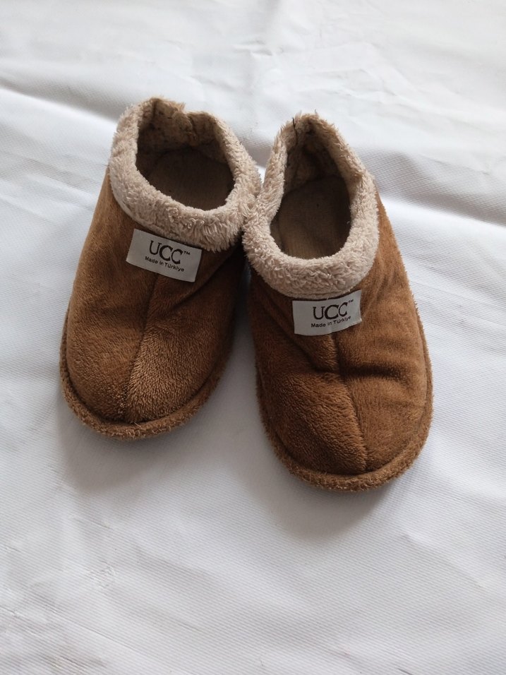 Erkek Çocuk Kahverengi Sıcak Ev Terliği - Görsel 5