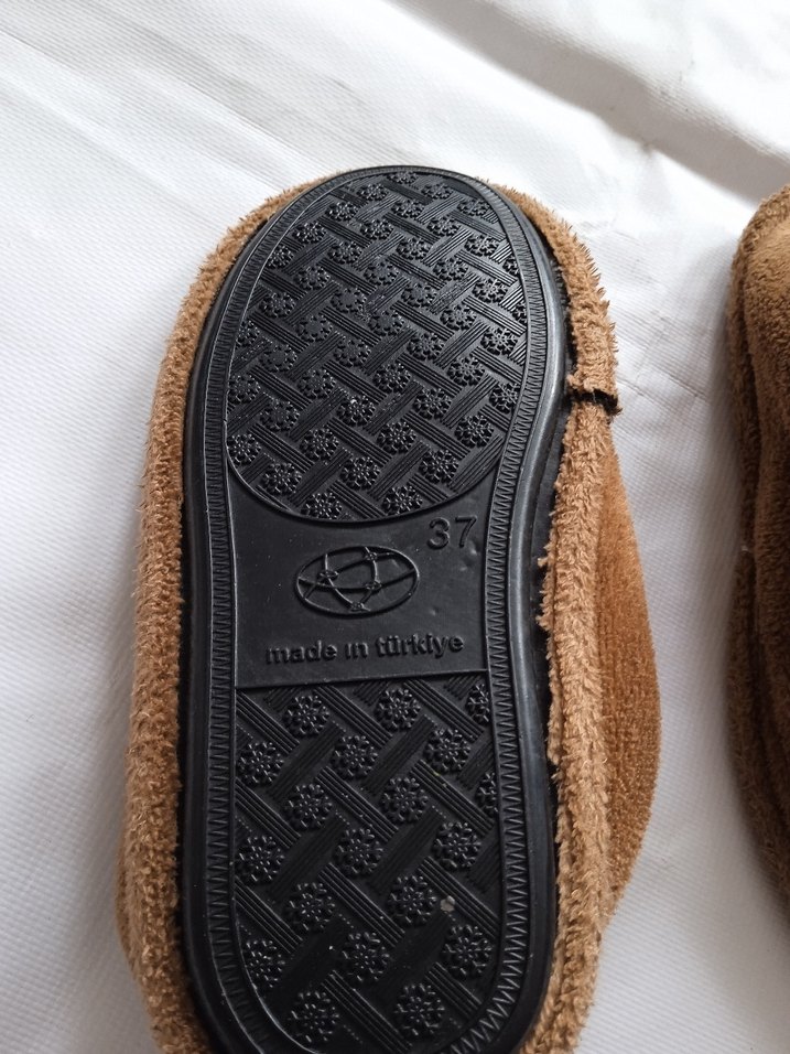 Erkek Çocuk Kahverengi Sıcak Ev Terliği - Görsel 4