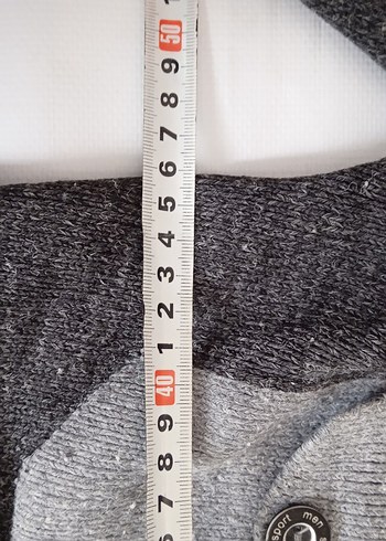 Gri Fermuarlı Erkek Polar Hırka - Görsel 5