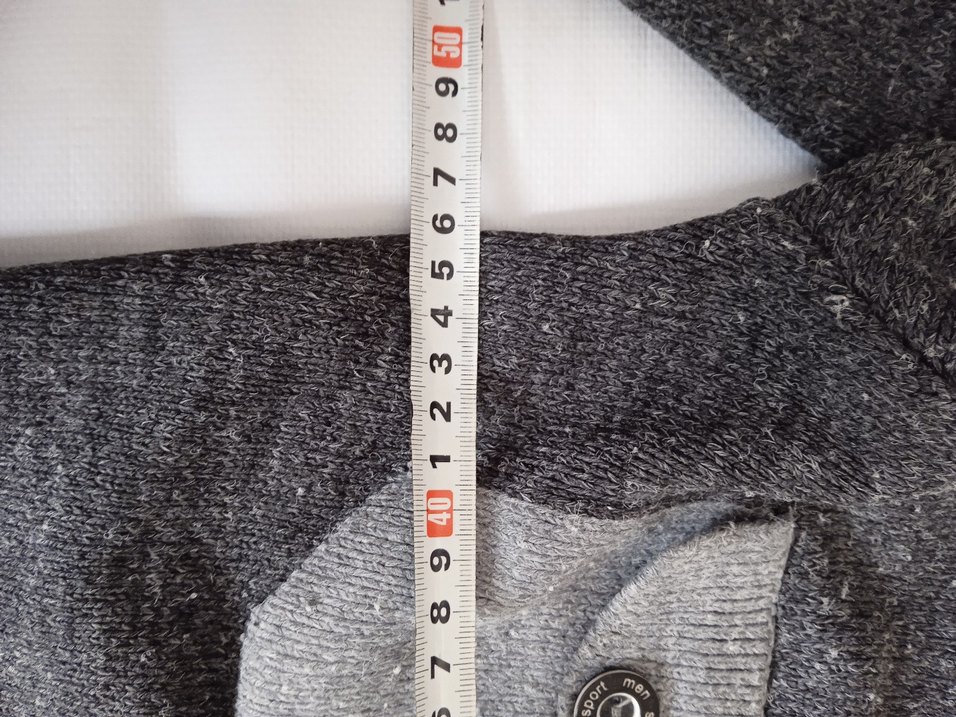 Gri Fermuarlı Erkek Polar Hırka - Görsel 5