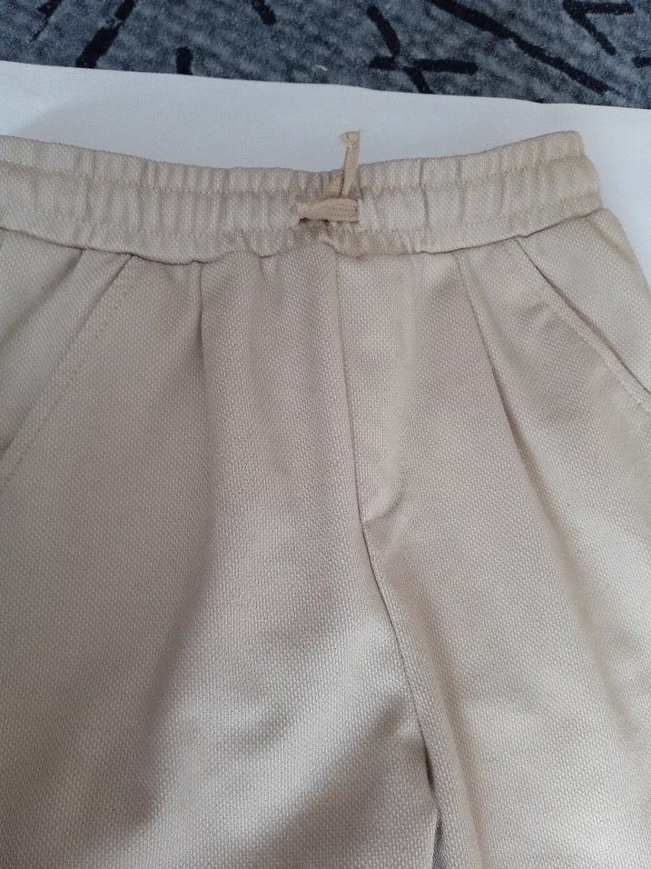 Bej çocuk pantolon, alt eşofman - Görsel 3