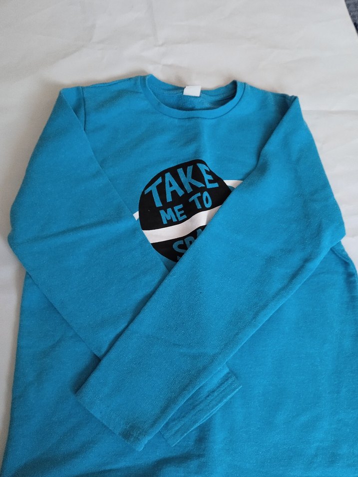 Mavi Baskılı Erkek Çocuk sweatshirt - Görsel 2