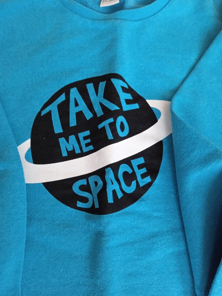 Mavi Baskılı Erkek Çocuk sweatshirt - Görsel 4