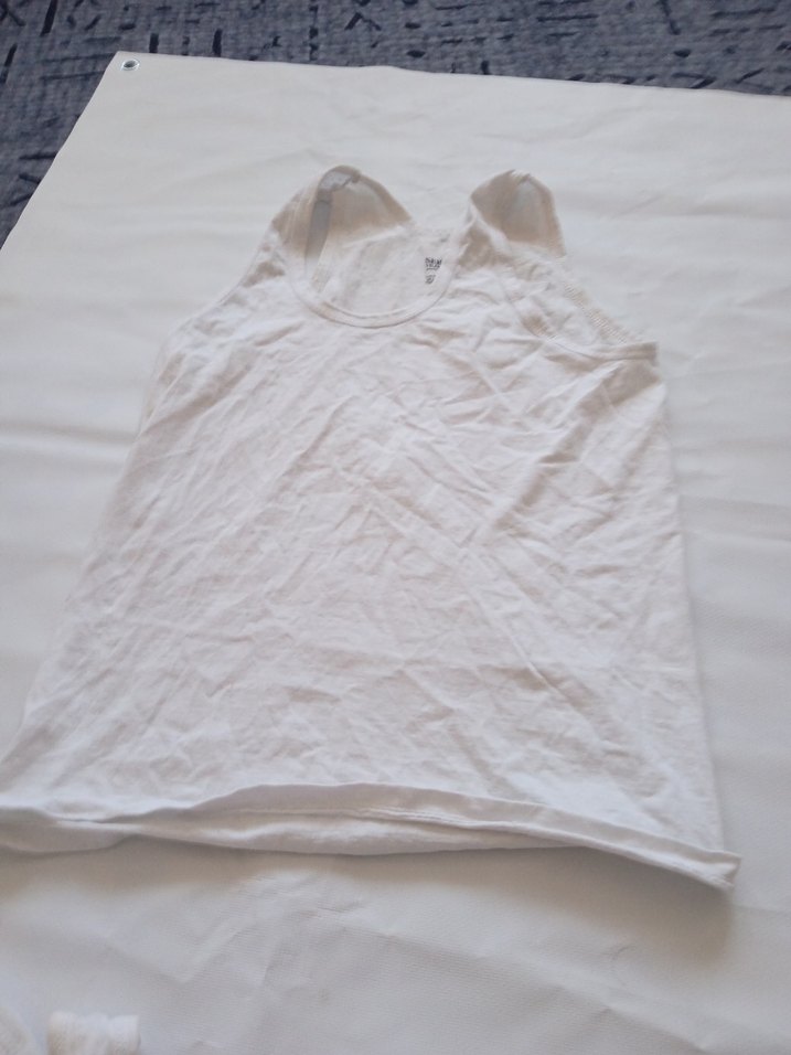 6 adet beyaz çocuk atlet - Görsel 2