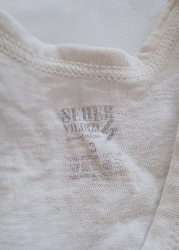 2 adet beyaz Çocuk Atlet - Görsel 2