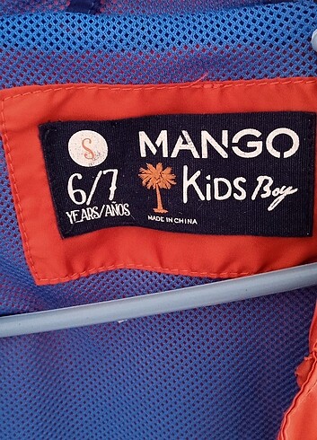 Mango MANGO 6-7 yaş erkek çocuk için ince mont