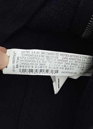 10 Yaş Beden Zara kollu hırka,