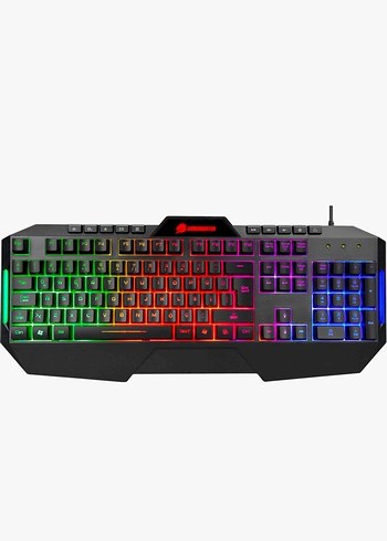 Renkli Işıklı Çok Renkli Klavye - Görsel 2