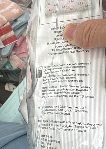 Pembe Baskılı Çocuk Nevresim Takımı - Görsel 3