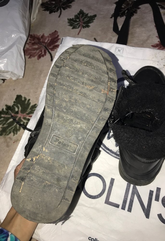 Siyah Deri Kadın Kışlık Dolgu Topuk Bot - Görsel 3