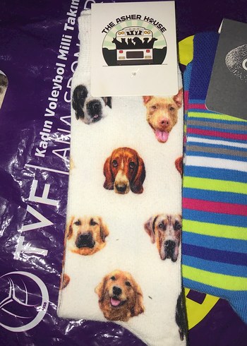 Renkli Desenli Erkek Midi Çorapları - Görsel 2