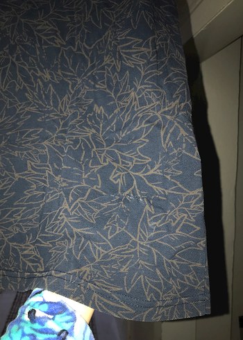 Siyah Kısa Kollu Hamile Keten Bluz - Görsel 4