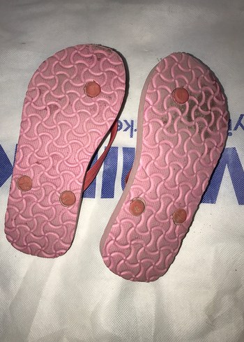 Kız Çocuk Pembe Baskılı Plastik Terlik - Görsel 2