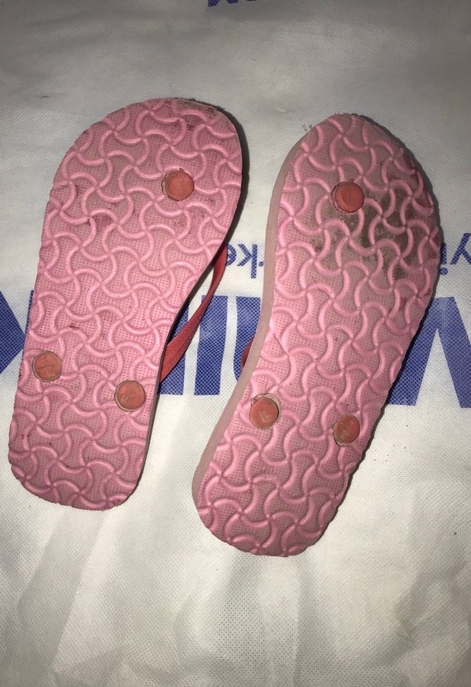 Kız Çocuk Pembe Baskılı Plastik Terlik - Görsel 2