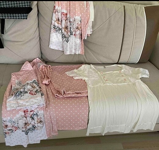 m Beden çeşitli Renk Hamile lohusa pijama takımı