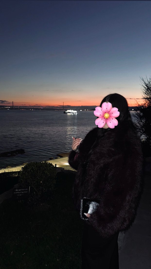 Kadın Bordo Kürk - Görsel 2