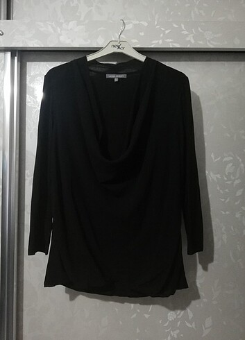 Yaka detaylı bluz  - Görsel 9