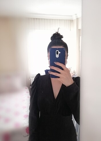 Kadife elbise - Görsel 3