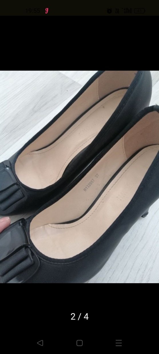 Siyah Tokalı Stiletto Topuklu Kadın Ayakkabı - Görsel 2