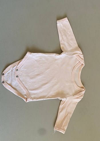 Gri Bebek Erkek Kolsuz Body Sarı Detaylı - Görsel 7