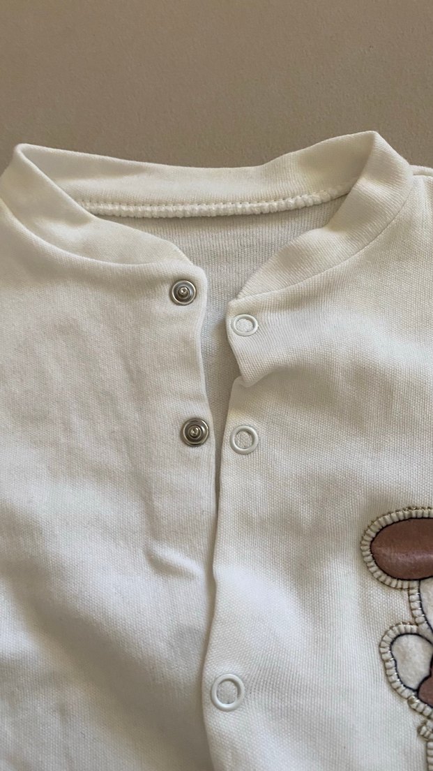 Renkli Baskılı Kısa Kollu Bebek Kız Body - Görsel 3