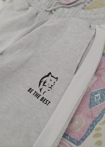 Kadın Gri Baskılı Rahat Eşofman Altı - Görsel 2