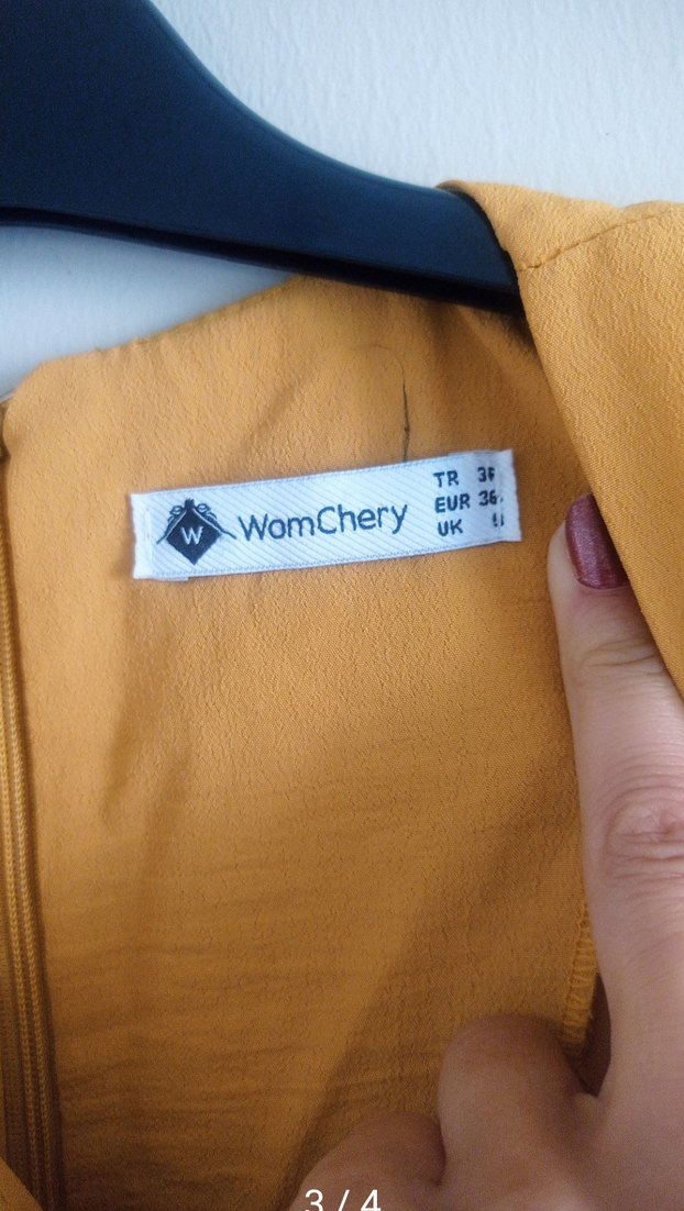 hardal Kuşaklı Kadın Tulum - Görsel 3